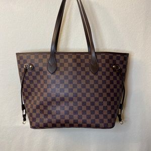 Daisy Rose Checkered Tote Shoulder Bag inner pouch